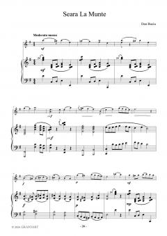 Mici piese romanesti pentru vioara cu acompaniament de pian - Caietul III