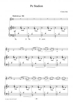 Mici piese romanesti pentru vioara cu acompaniament de pian - Caietul I