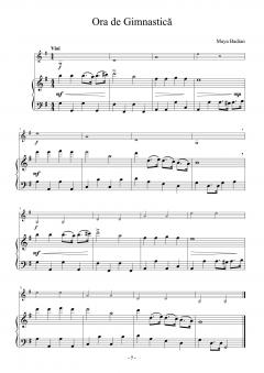 Mici piese romanesti pentru vioara cu acompaniament de pian - Caietul I