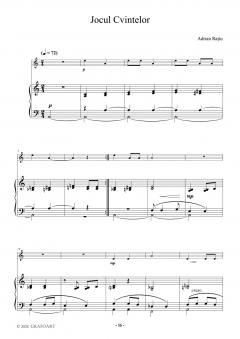 Mici piese romanesti pentru vioara cu acompaniament de pian - Caietul I