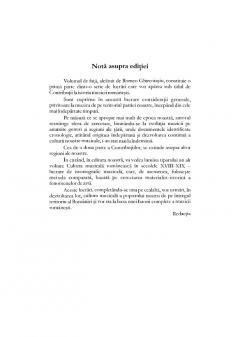 Contributii la istoria muzicii romanesti