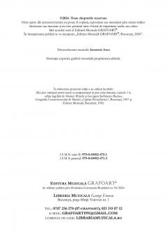 Mici piese romanesti pentru vioara cu acompaniament de pian - Caietul IV