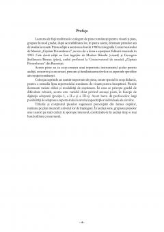 Mici piese romanesti pentru vioara cu acompaniament de pian - Caietul IV