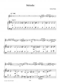 Mici piese romanesti pentru vioara cu acompaniament de pian - Caietul IV