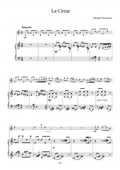 Mici piese romanesti pentru vioara cu acompaniament de pian - Caietul IV