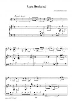 Mici piese romanesti pentru vioara cu acompaniament de pian - Caietul IV