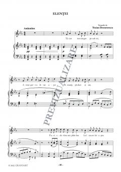 12 Cantece pentru voce si pian