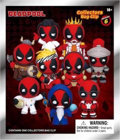 Figurina breloc cu clips - Deadpool S6 (produs surpriza, pret pe bucata)