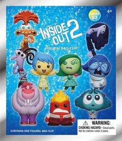 Figurina breloc cu clips - Disney - Inside Out 2 (produs surpriza, pret pe bucata)
