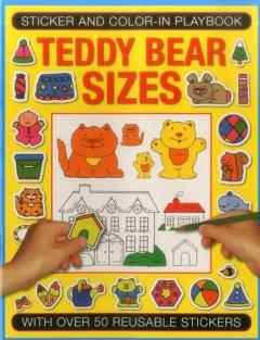 Coperta cărții Sticker and Color-in Playbook: Teddy Bear Sizes