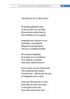 In nelinistea singuratatii