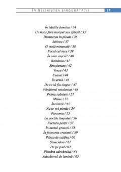 In nelinistea singuratatii