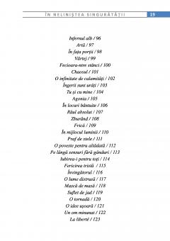 In nelinistea singuratatii