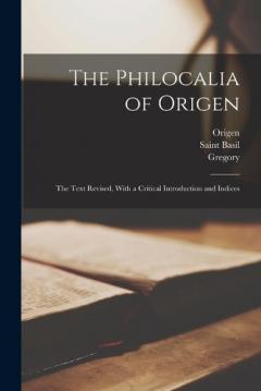 Coperta cărții Philocalia of Origen