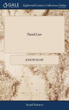 Coperta cărții Parish Law