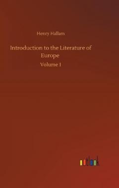 Coperta cărții Introduction to the Literature of Europe