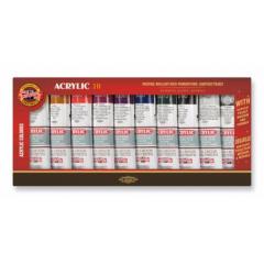 Set culori acrilice 8+2 x 40 ml