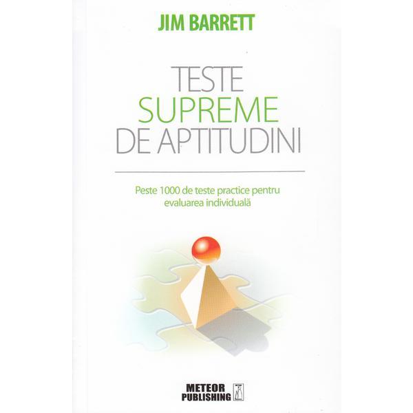 focus To emphasize Honorable Teste Supreme De Aptitudini - Jim Barrett