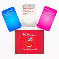 Joc de carti pentru cupluri - 100 Questions Before Marriage