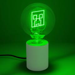 Lampa led neon - Minecraft Creeper
