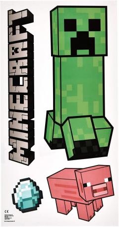 Set 20 stickere perete - Minecraft - Decals