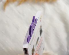 Semn de carte - Pisica castravete mov