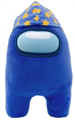 Jucarie de plus - Among Us: Blue Crewmate (with Wizard Hat)