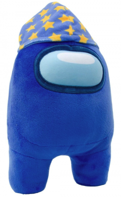 Jucarie de plus - Among Us: Blue Crewmate (with Wizard Hat)