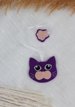 Semn de carte - Motan mov