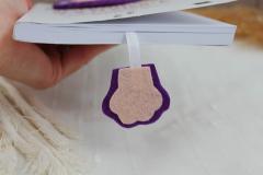 Semn de carte - Motan mov