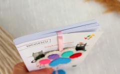 Semn de carte - Labuta de pisica cu iubire - Multicolor