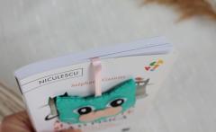 Semn de carte - Motan turcoaz