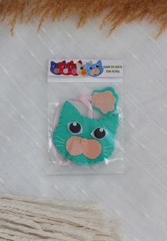 Semn de carte - Motan turcoaz