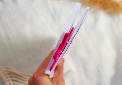 Semn de carte - Pisica castravete roz