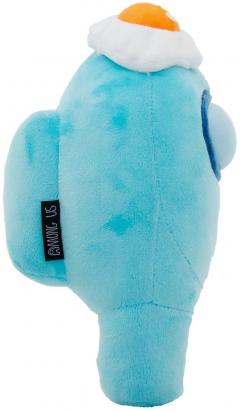 Jucarie de plus - Among Us: Cyan Crewmate (with Egg Hat)