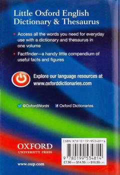 Little Oxford Dictionary and Thesaurus