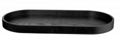Tava - Oval - Negru