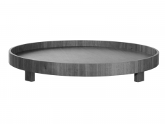 Tava cu picioare - Lemn - Negru