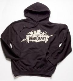 Hanorac negru World of Warcraft Logo, marimea M