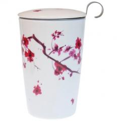 Cana de voiaj cu infuzor - Cherry Blossom