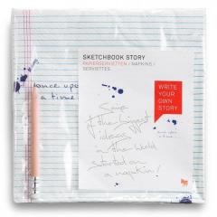 Servetele dictando - Sketchbook Story