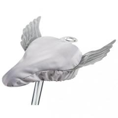 Husa pentru saua bicicletei - Flying Bike argintie