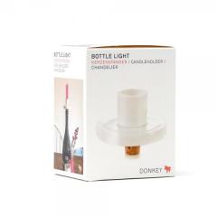 Dop de sticla cu suport pentru candela