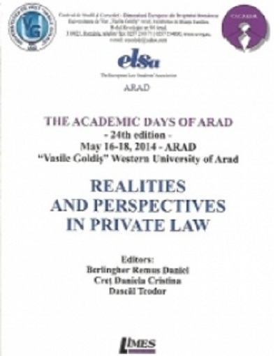Realities and perspectives in private law