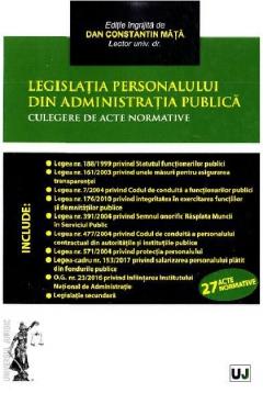 Legislatia personalului din administratia publica