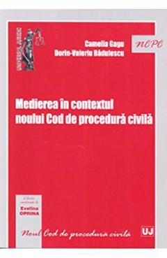 Coperta cărții Medierea in contextul noului Cod de procedura civila