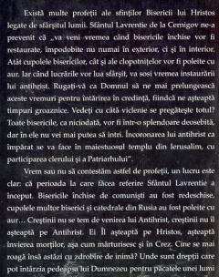 Staretii - Despre vremurile din urma