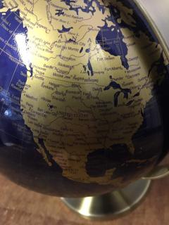 Glob pamantesc - Gold & Blue, 20 cm