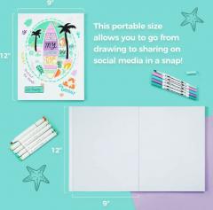 Caiet de schite - Ohuhu Marker Pad (22.9 x 30.5cm)