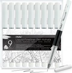 Set 9 fineliners - Ohuhu Kohala - Black